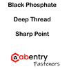 Square Drive 1000 Pack 1 1/4 Inch Deep Thread Sharp Point Black Phospate Finish Flat Head Wood Screws #8 Cabentry Brand Square Drive 1000 Pack 1 1/4 Inch Deep Thread Sharp Point Black Phospate Finish Flat Head Wood Screws #8 Cabentry Brand